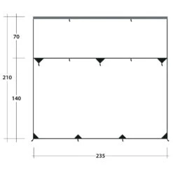 Outwell Hillcrest Tarp - Tarp -Deuter Verkaufs-Shop outwell hillcrest tarp tarp detail 7