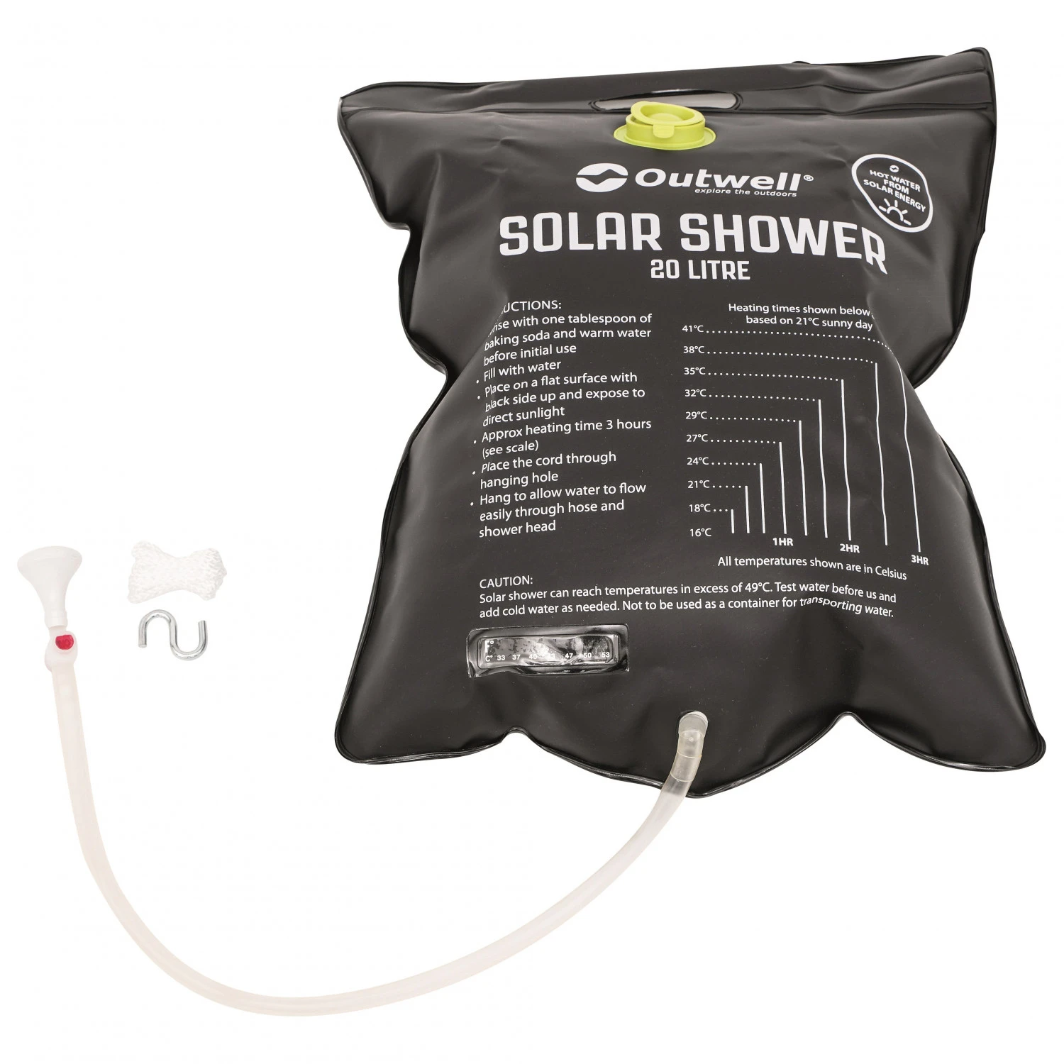 Outwell Solar Shower - Campingdusche 3 Outwell Solar Shower - Campingdusche