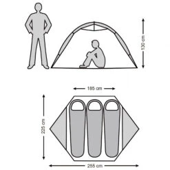 Stoic Njavve 3P Tent - 3-Personen Zelt -Deuter Verkaufs-Shop stoic njavve 3p tent 3 personen zelt detail 11