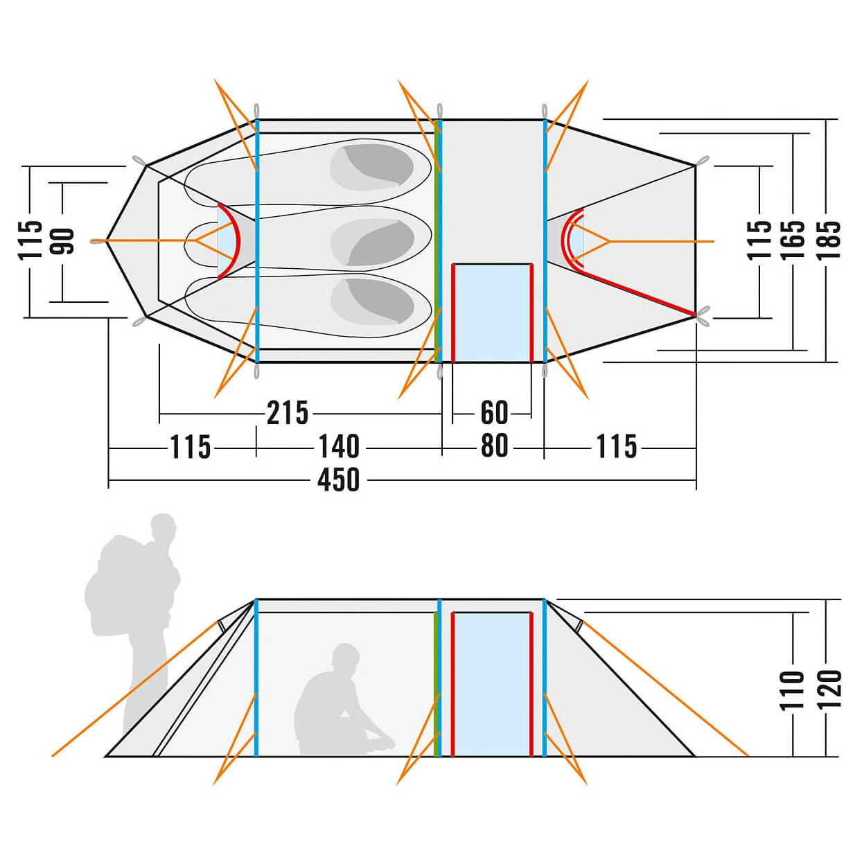 Tatonka Polar 3 - 3-Personen Zelt 6 Tatonka Polar 3 - 3-Personen Zelt – Bild 4