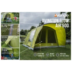Vango Avington Flow Air 500 - Gruppenzelt -Deuter Verkaufs-Shop vango avington flow air 500 gruppenzelt detail 9