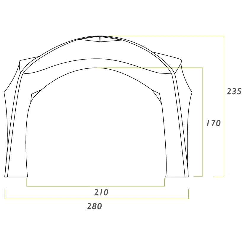 Aerobase 2 + 1 Wall - Zelterweiterung 8 Aerobase 2 + 1 Wall - Zelterweiterung – Bild 6